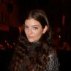 Exclusif - La chanteuse Lorde - Arrivées et sorties de l'aftershow Christian Dior lors de l'inauguration de la discothèque Les Bains Douches à Paris, le 6 mars 2015.