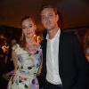 Exclusif - Pierre Casiraghi et Beatrice Borromeo lors d'une soirée au cours du 67e Film Festival de Cannes, le 22 mai 2014