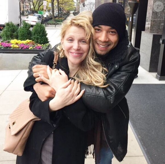 Jussie Smollett et Courtney Love sur Instagram le 18 février 2015