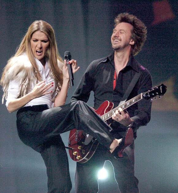 Céline Dion et André Coutu, aux World Music Awards à Las Vegas, le 15 septembre 2004