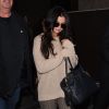Selena Gomez à son arrivée à l'aéroport Roissy CDG le 10 mars 2015  