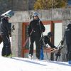 Le roi Felipe VI d'Espagne au ski le 7 mars 2015 à Baqueira Beret