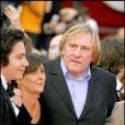  G&eacute;rard Depardieu, Sylvie Pialat et son fils Antoine lors du Festival de Cannes 2007 