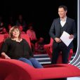 Exclusif - Enregistrement de l'émission  Le Divan  présentée par Marc-Olivier Fogiel, avec Michèle Bernier, le 13 mars 2015. Emission diffusée le 17 mars 2015, sur France 3.