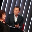 Exclusif - Enregistrement de l'émission  Le Divan  présentée par Marc-Olivier Fogiel, avec Michèle Bernier en invitée, le 13 mars 2015. Emission diffusée le 17 mars 2015, sur France 3.