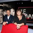 Exclusif - Enregistrement de l'émission  Le Divan  animée par Marc-Olivier Fogiel, avec Michèle Bernier en invitée, le 13 mars 2015. Emission diffusée le 17 mars 2015, sur France 3.