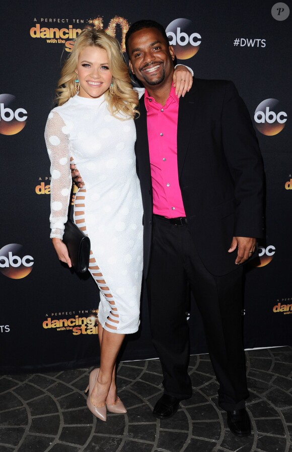 Alfonso Ribeiro, Witney Carson à la soirée Dancing with the Stars pour la première de la vingtième saison à Los Angeles, le 16 mars 2015.