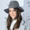 Katie Holmes au défilé de mode "Marc Cain" lors de la fashion week de Berlin. Le 20 janvier 2015