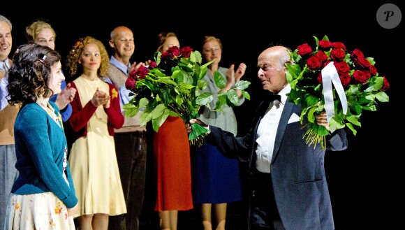 Buddy Elias, lors de la première de 'Anne', au Théâtre d'Amsterdam, à Amsterdam, le 8 mai 2014