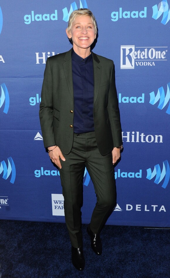 Ellen DeGeneres lors des 26ème GLAAD Media Awards au Beverly Hilton Hotel à Beverly Hills, le 21 mars 2015