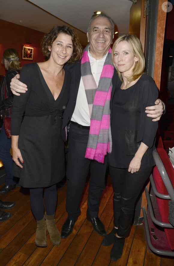 Exclusif - Isabelle Gelinas et Léa Drucker assistent à la projection privée du téléfilm Au nom des fils au cinéma Club de l'Etoile à Paris le 11 mars 2015.