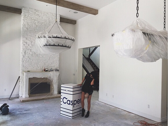 Kylie Jenner, prête à emmenager seule dans sa nouvelle maison. Photo publiée le 21 mars 2015.
