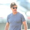 Exclusif - Tom Cruise fait des repérages pour le tournage du film "Mission Impossible 5", à Monaco, le 10 octobre 2014.