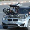 Exclusif - Tom Cruise et Simon Pegg - Tom Cruise à bord d'une BMW tourne une scène du film "Mission Impossible 5" à Rabat au Maroc le 25 septembre 2014.