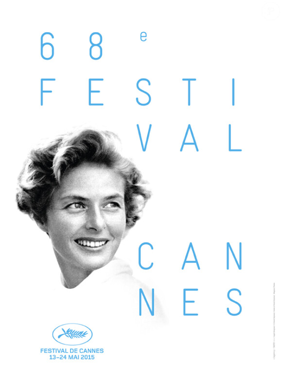 Ingrid Bergman, muse de l'affiche officielle du Festival de Cannes 2015.