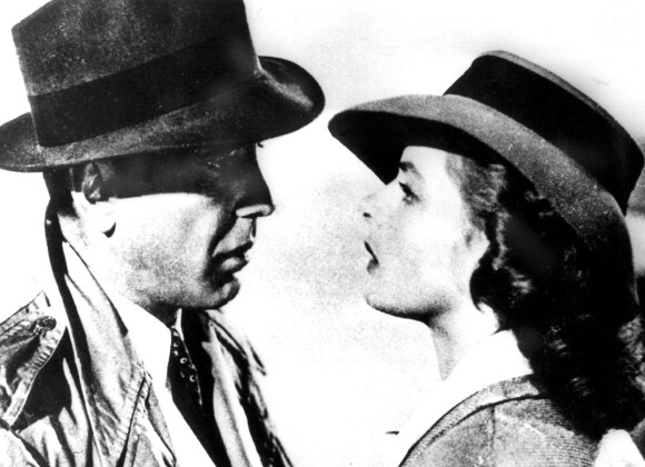 Ingrid Bergman et Humphrey Bogart dans Casablanca (1942).