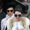 Cara Delevingne et Kendall Jenner - Sorties du défilé de mode "Chanel", collection prêt-à-porter automne-hiver 2015/2016, à Paris. Le 10 mars 2015