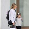Sarah Michelle Gellar accompagne sa fille Charlotte à l'école, le 19 mars 2015 
