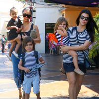 Kim Kardashian : Maman détendue avec North, sa soeur Kourtney et ses enfants