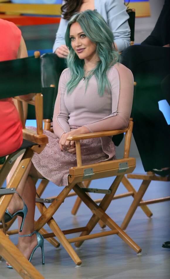 Hilary Duff à l'émission "Good Morning America" aux ABC studios à New York, le 30 mars 2015. 