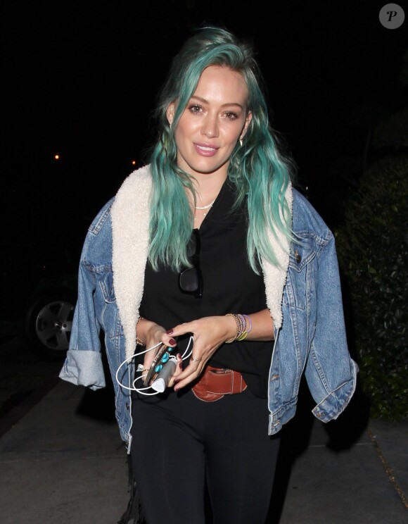 Hilary Duff de sortie dans les rues de Los Angeles, le 25 mars 2015 