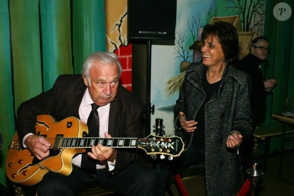 Linda de Suza et Marcel Campion - Soirée d'ouverture de la "Foire du Trone" au profit du Secours populaire à Paris le 27 mars 2015.