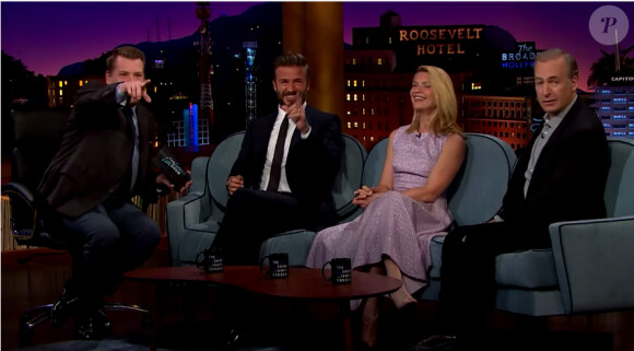 David Beckham était l'invité de James Corden et de son Late Late Show du 30 mars 2015