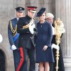Kate Middleton, duchesse de Cambridge, enceinte, le 13 mars 2015 à la cathédrale St Paul de Londres pour une commémoration