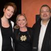 Exclusif - Véronique Sanson, Natacha Polony et son mari - Concert de Véronique Sanson à l'Olympia à Paris, le 4 février 2015.