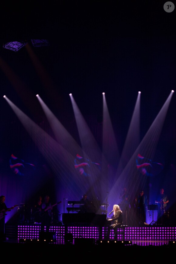 Exclusif - Véronique Sanson en concert à l'Olympia à Paris, le 13 février 2015. 