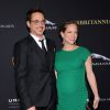 Robert Downey Jr et sa femme Susan Downey, enceinte - Cérémonie des BAFTA Los Angeles Jaguar Britannia Awards 2014 à l'hôtel Beverly Hilton à Los Angeles, le 30 octobre 2014.