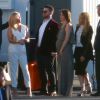 Exclusif - Reese Witherspoon, Jack Osbourne et sa femme Lisa Stelly enceinte, Rosanna Arquette - Anniversaire de Robert Downey Jr. qui fête ses 50 ans le 4 avril 2015 avec de nombreux invités au Barker Hangar à Santa Monica.