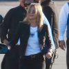 Exclusif - Jennifer Aniston et son fiancé Justin Theroux, Amanda Anka, Orlando Bloom - Anniversaire de Robert Downey Jr. qui fête ses 50 ans le 4 avril 2015 avec de nombreux invités au Barker Hangar à Santa Monica.
