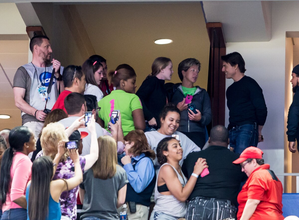 Photo Tom Cruise lors du NCAA Women's Final Four à l'Amalie Arena de