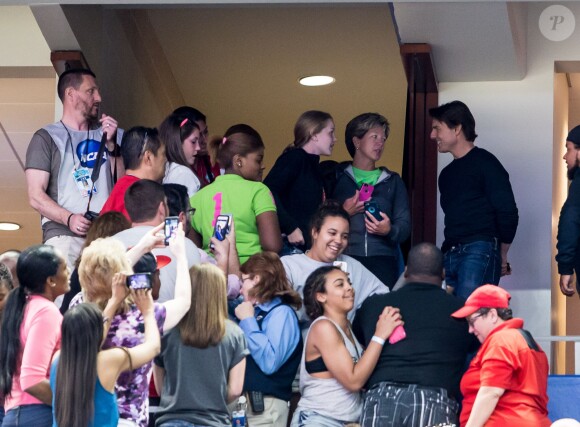 Tom Cruise lors du NCAA Women's Final Four à l'Amalie Arena de Tampa le 5 avril 2015