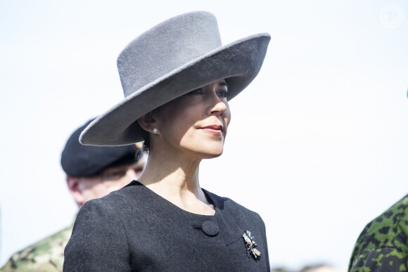 La princesse Mary de Danemark à Aabenraa dans le Sud du Danemark le 9 avril 2015