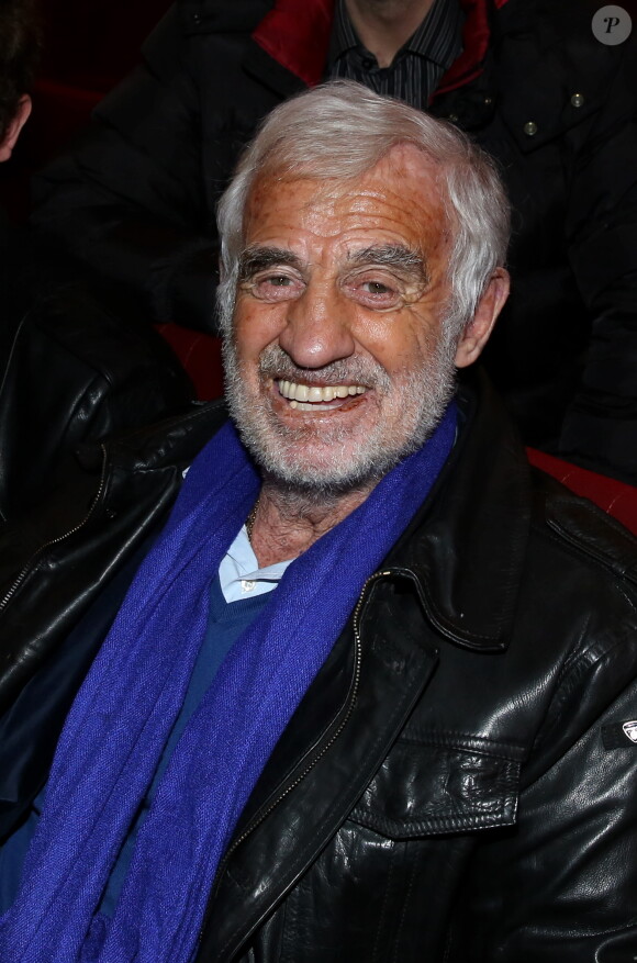 Exclusif - Jean-Paul Belmondo à Paris, le 8 janvier 2014. 