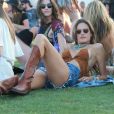  Alessandra Ambrosio, très sexy, au 2ème jour du Festival "Coachella Valley Music and Arts" à Indio, le 11 avril 2015 