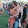Sarah Hyland et son petit ami Dominic Sherwood au 2ème jour du Festival "Coachella Valley Music and Arts" à Indio, le 11 avril 2015