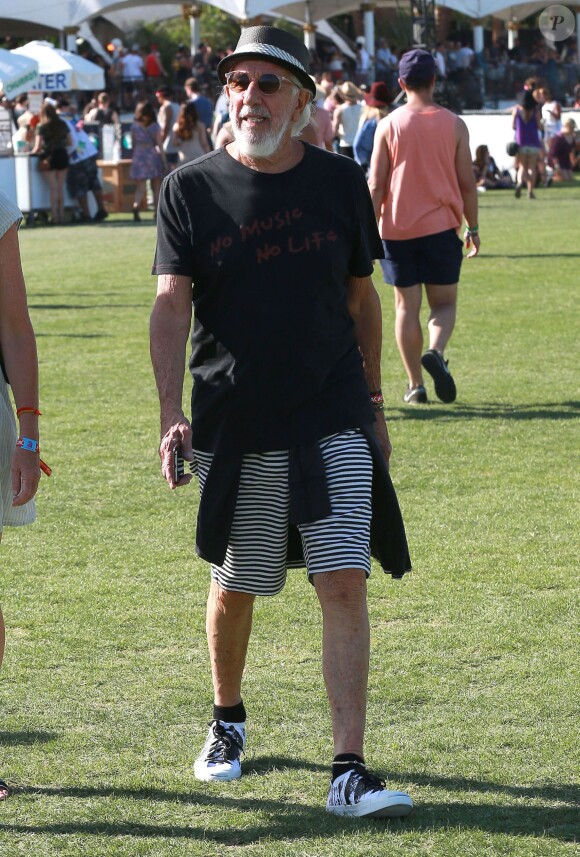 Lou Adler au 2ème jour du Festival "Coachella Valley Music and Arts" à Indio, le 11 avril 2015
