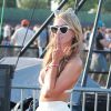 Paris Hilton - People au 1er jour du Festival "Coachella Valley Music and Arts" à Indio le 10 avril 2015