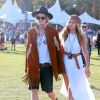 Gigi Hadid et son petit ami Cody Simpson au 3ème jour du Festival de "Coachella Valley Music and Arts" à Indio, le 11 avril 2015 