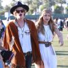 Cody Simpson et sa compagne Gigi Hadid au 3ème jour du Festival de "Coachella Valley Music and Arts" à Indio, le 11 avril 2015 