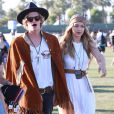  Cody Simpson et sa compagne Gigi Hadid au 3&egrave;me jour du Festival de "Coachella Valley Music and Arts" &agrave; Indio, le 11 avril 2015&nbsp; 