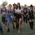  Hailey Baldwin, Kendall Jenner et Fergie au 3&egrave;me jour du Festival de "Coachella Valley Music and Arts" &agrave; Indio, le 11 avril 2015&nbsp; 
