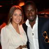 Exclusif - Blaise Matuidi et sa femme Isabelle lors de l'anniversaire Orange à l'Electric à Paris le 9 septembre 2014