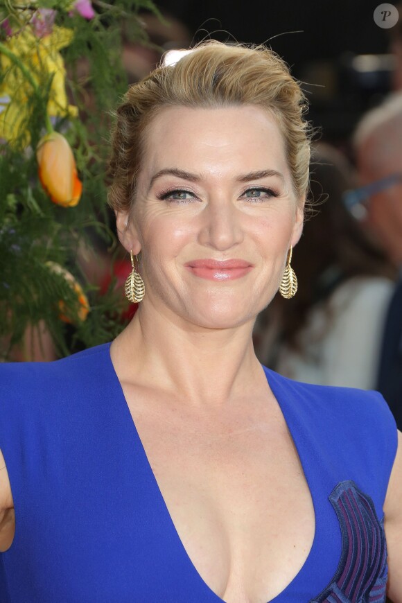 Kate Winslet à la première du film A Little Chaos (Les Jardins du Roi) à l'ODEON Kensington, Londres, le 13 avril 2015.