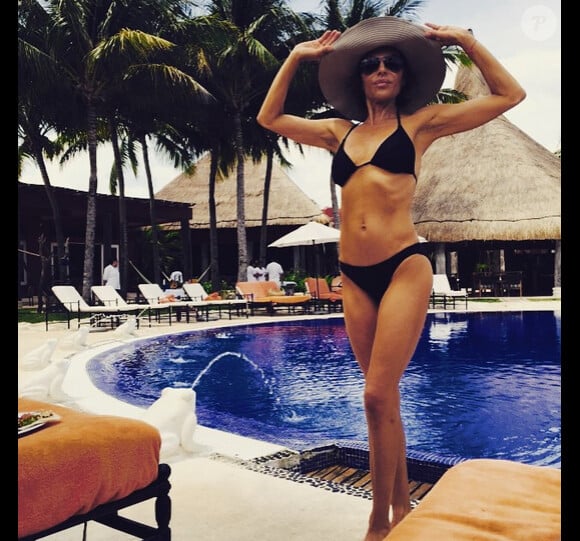 Lisa Rinna en vacances au Belize, sur Instagram le 31 mars 2015