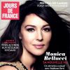 Monica Bellucci en couverture du n°8 de Jours de France, en kiosques ce 16 avril 2015.