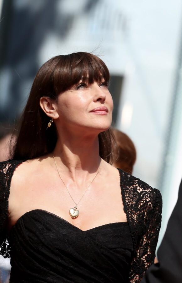 Monica Bellucci - Montée des marches du film "Le Meraviglie" lors du 67e Festival du film de Cannes le 18 mai 2014. 